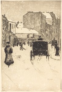 Boulevard Clichy na neve de Norbert Goeneutte