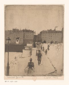 Vista da Pont Neuf em Paris
Le Pont Neuf (título sobre o objecto) de Norbert Goeneutte