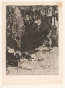 Interior de um talho de Norbert Goeneutte