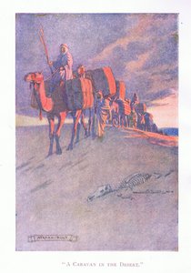 Uma caravana no deserto