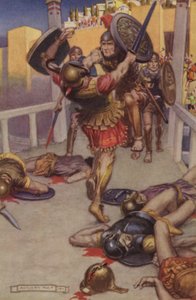 Morte de Astur (cor litho)