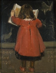 Retrato da filha da Artista, Alethea Garstin