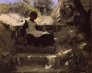 A Filha do Jardineiro (óleo)