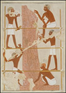 Escultores a trabalhar, Túmulo de Rekhmire de Norman de Garis Davies