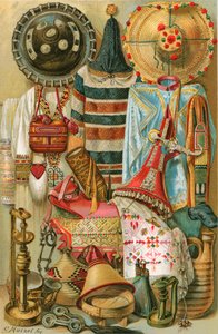 Cultura Hamitic: trabalho de arte do Norte da África