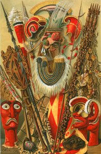 Cultura polinésia: armas e desenhos