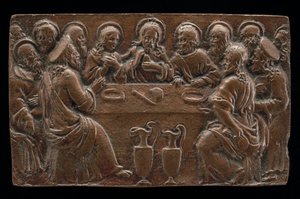 A última Ceia de North Italian 16th Century
