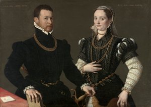Retrato de um Casal, c. 1580-1588 (óleo sobre tela)
