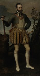 Retrato de um homem de armadura, c.1550