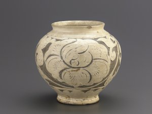 Jar com decoração sgraffito, Jiaozuo, província de Henan, dinastia Song do Norte, primeira metade do século XI (cerâmica)