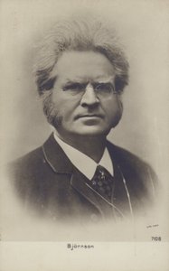 Bjornstjerne Bjornson (1832-1910), escritor norueguês vencedor do Prêmio Nobel