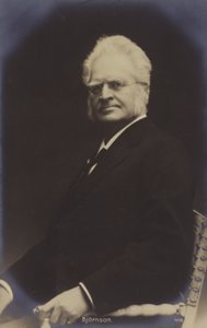 Bjornstjerne Bjornson (1832-1910), escritor norueguês vencedor do Prêmio Nobel