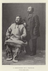 O Christofersen e A Trontheim (foto a p/b) de Norwegian Photographer