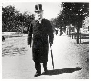 Henrik Ibsen (1828-1906) em Oslo, 1896