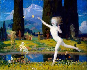 O Jardim da Infância, c.1922 (óleo sobre tela)