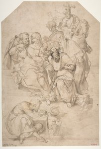 A Adoração dos Magos, 1500-1571 de Nosadella