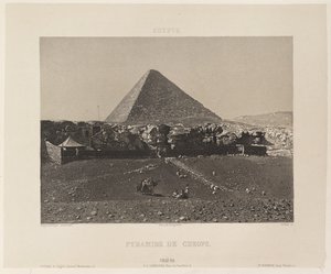 Ägypten. Pyramide von Cheops von Nöel-Marie-Paymal Lerebours
