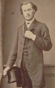 Retrato do compositor Charles Lenepveu 1840-1910, 1870. de Numa Blanc