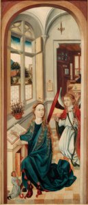 A Anunciação a Maria de Oberrheinsicher Meister