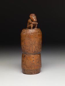 Recipiente de cal cerimonial (ahumama) de Oceanic Oceanic