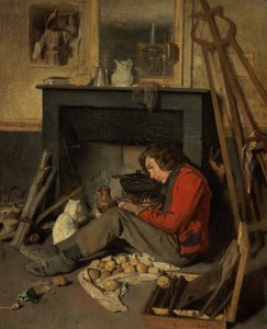 Interior de um estúdio de Octave Tassaert