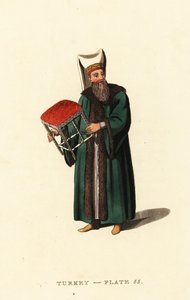 Portador de fezes para o Grande Signior, Sultão do Império Otomano de Octavian (after) Dalvimart