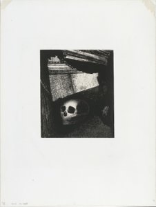 Um homem do povo, um selvagem, de The Juror de Odilon Redon