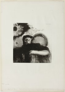 Um Malabarista Estranho, placa 5 de Homenagem a Goya de Odilon Redon