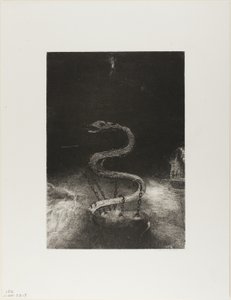 E amarrou-o por mil anos, placa 8 de 12 de Odilon Redon