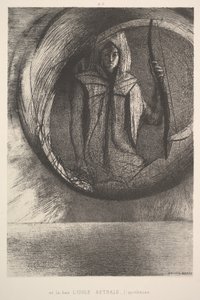 E ali, o Astral Idol, a Apoteose, 1891. de Odilon Redon