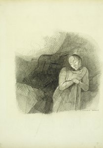 Aparição, 1870-75 de Odilon Redon