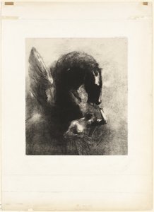 Pégaso cativo de Odilon Redon