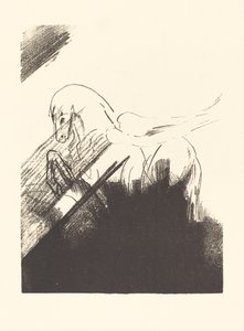 Cheval aile (cavalo alado) de Odilon Redon