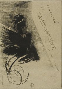 Capa-Frontispício da Tentação de Santo António de Odilon Redon