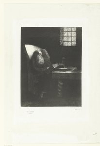 O leitor Le Liseur (título no objeto) Retrato de Rodolphe Bresdin de Odilon Redon