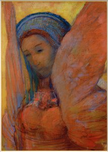 Die Lyra (Esfinge) de Odilon Redon