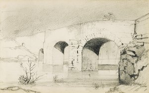 Desenho de um álbum intitulado "The Basque Country", 1862-63 de Odilon Redon