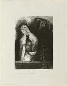 Santa e Cardo Feminino de Odilon Redon