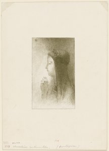 Frontispício para Chevaleries sentimentales por Ferdinand Hérold de Odilon Redon