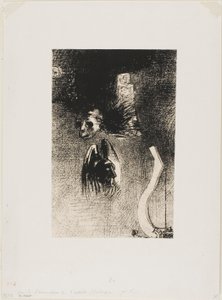 Frontispício de Damnation de Iwan Gilkin pelo artista de Odilon Redon