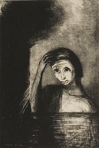 Frontispício da obra Les Debacles de Emile Verhaeren de Odilon Redon