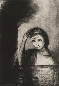 Frontispício da obra Les Debacles de Emile Verhaeren de Odilon Redon