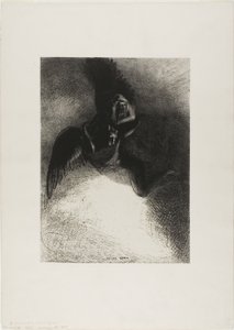Frontispício para A Gustave Flaubert (Para Gustave Flaubert) de Odilon Redon
