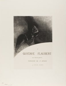 Frontispício de A Gustave Flaubert (Para Gustave Flaubert) de Odilon Redon