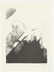 Cavalo alado Cheval aile de Odilon Redon