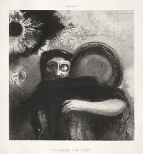 Homenagem a Goya: Um Malabarista Estranho, 1885. de Odilon Redon