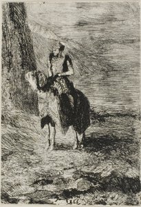 Cavaleiro esperando de Odilon Redon