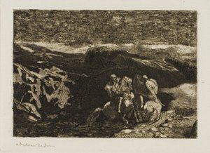 Cavaleiros em combate de Odilon Redon