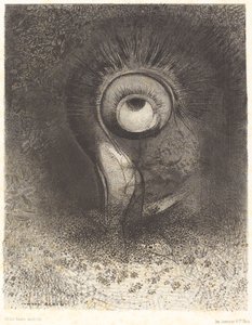 Il y eut peut-etre une vision premiere ensaioee dans la fleur (Talvez uma primeira visão tenha sido tentada na flor de Odilon Redon