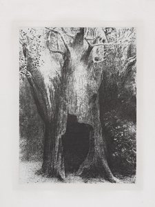 Afundei-me na solidão de Odilon Redon